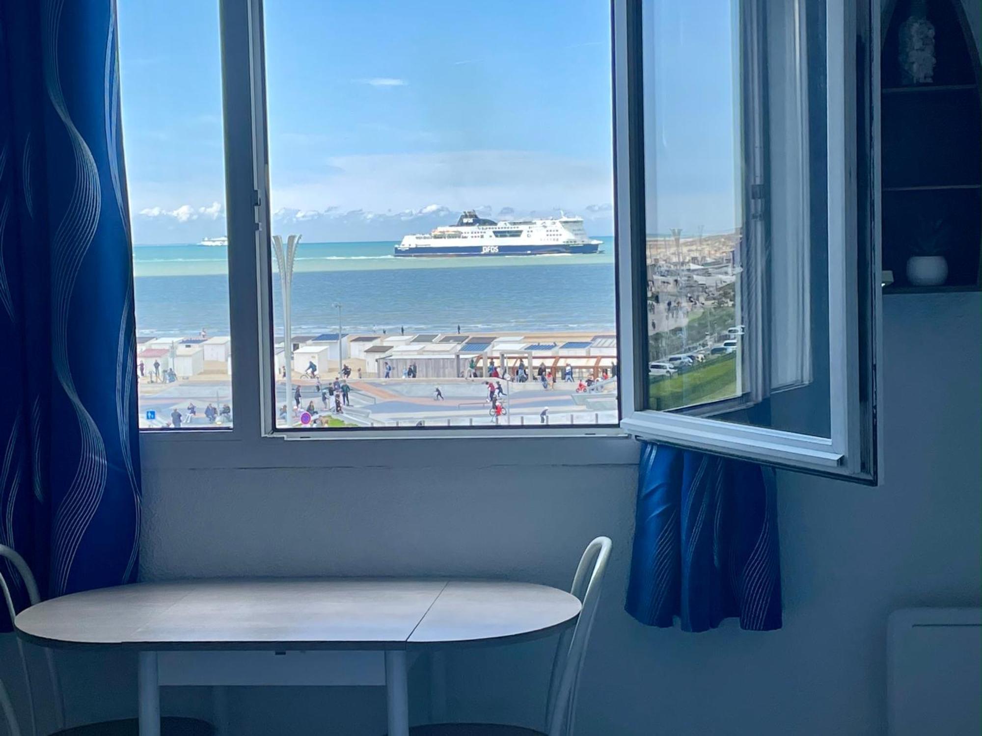 Studio A La Plage - Vue Mer Calais Exteriör bild